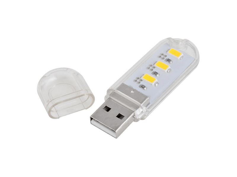 USB 3 LED 50 lumens Warm White Light Senith Electronics
